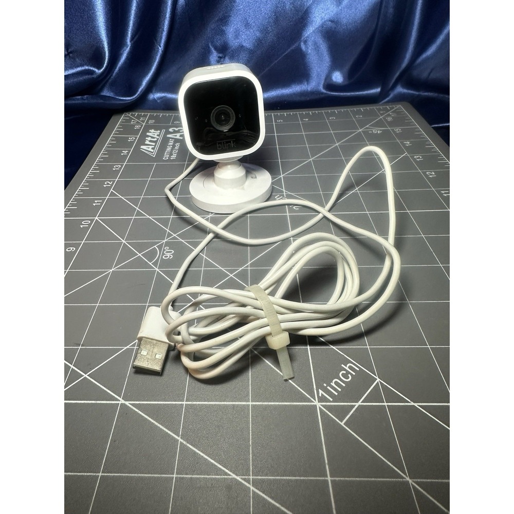 Blink Mini Indoor WiFi Security Camera 1080p USB Powered G8V1-9000 Tested